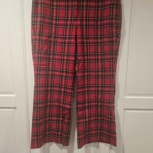 Plaid Red Pant
